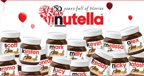 Digital Printing - Nutella